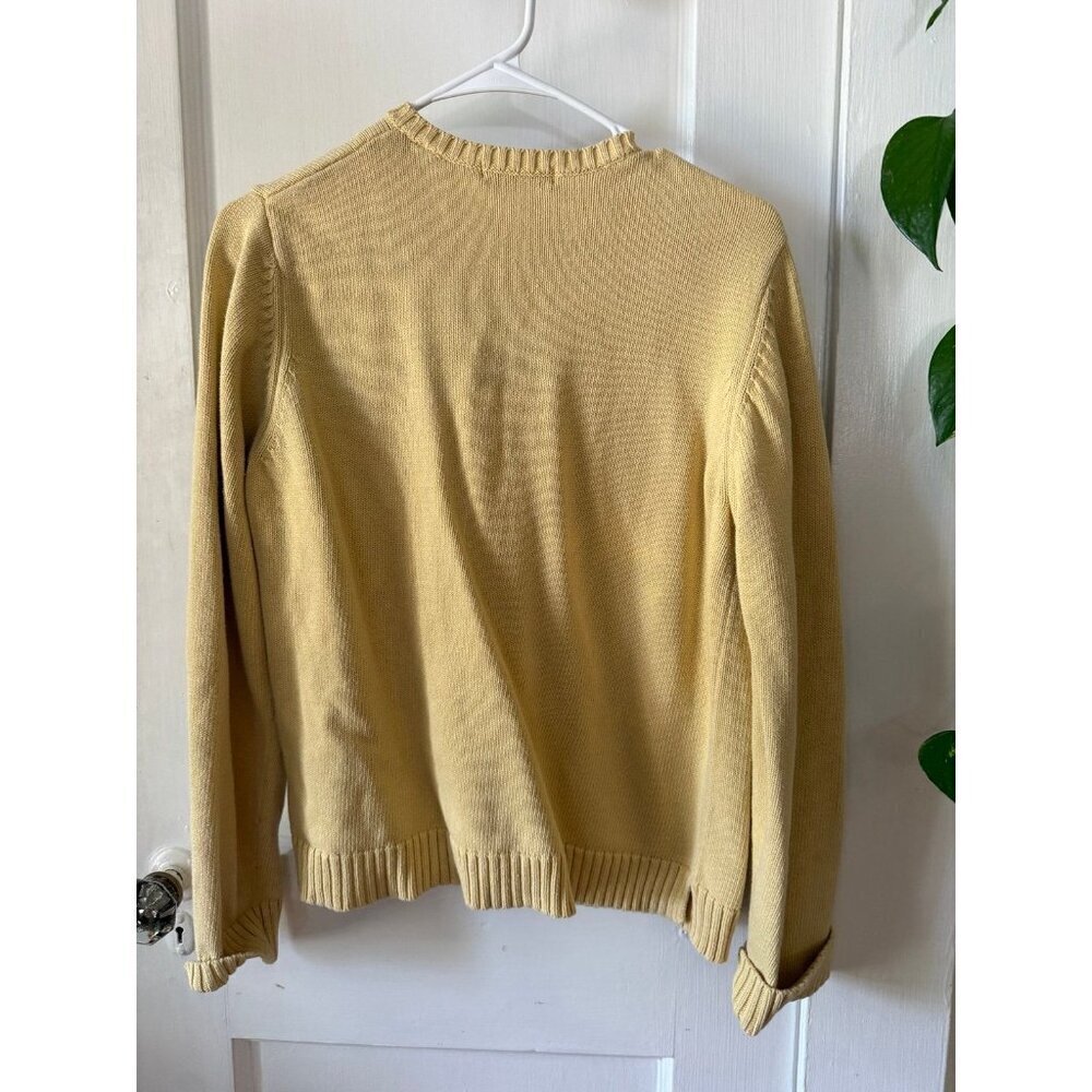 Karen Scott woman size, large yellow sweater - Picture 8 of 9